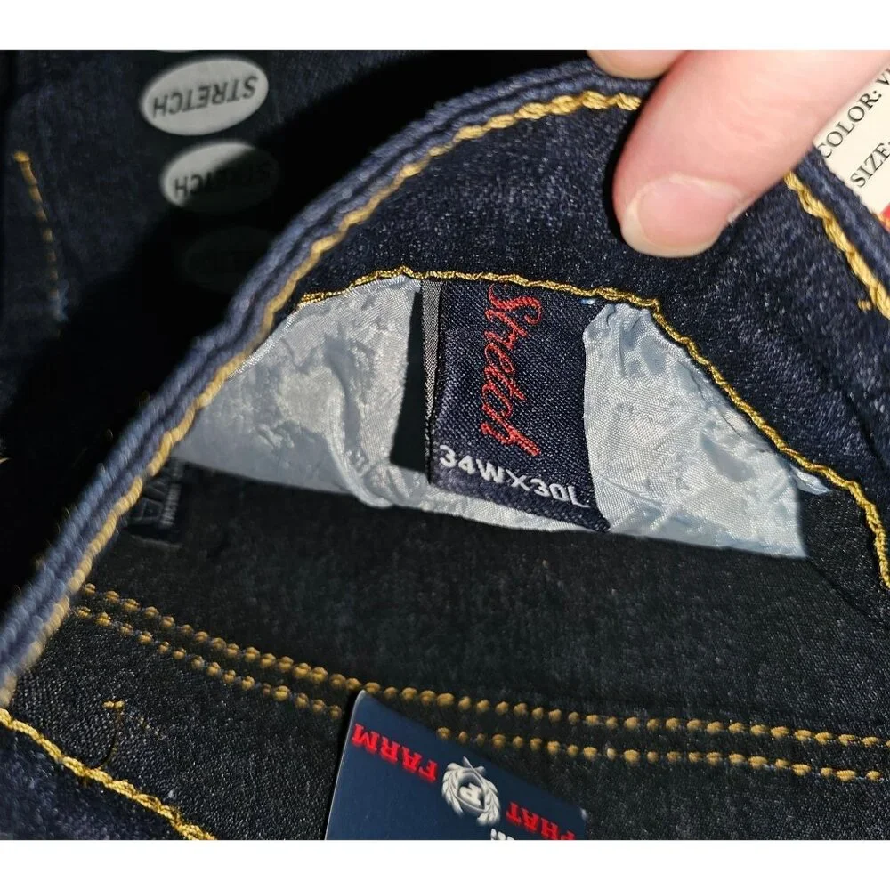Men's Phat Pharm SkinnyFit Stretch Vintage Blue Size 34x30‎
